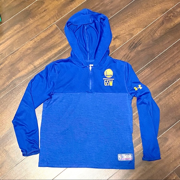 GOLDEN STATE WARRIORS Under Armour COMBINE HOODIE - Picture 1 of 6